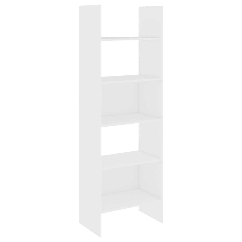 

vidaXL Book Cabinet White 23.6"x13.8"x70.9" Engineered Wood