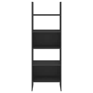 vidaXL Spintelė knygoms, pilkos spalvos, 60x35x180cm, apdirbta mediena