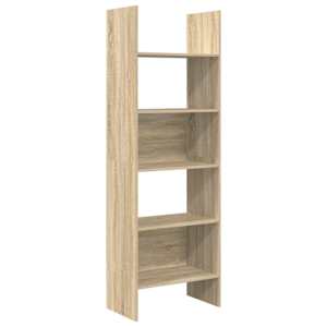vidaXL raamaturiiul Sonoma tamm, 60 x 35 x 180 cm, tehispuit