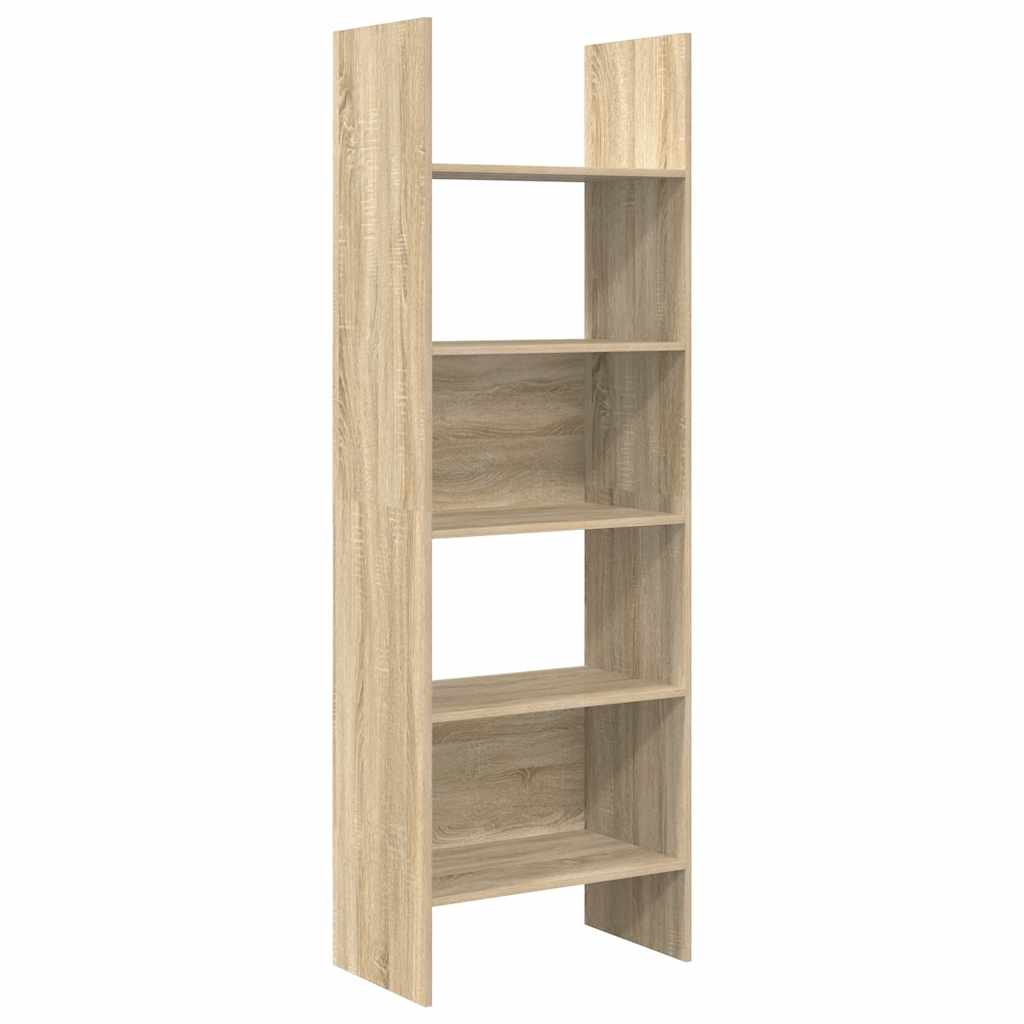 vidaXL Knihovna dub sonoma 60 x 35 x 180 cm kompozitní dřevo