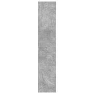 Knihovna betonově šedá 60 x 35 x 180 cm kompozitní dřevo - obrázek 6