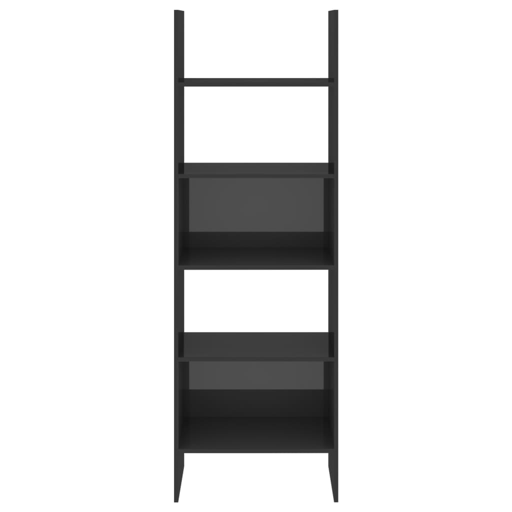 

vidaXL Boekenkast 60x35x180 cm spaanplaat hoogglans grijs