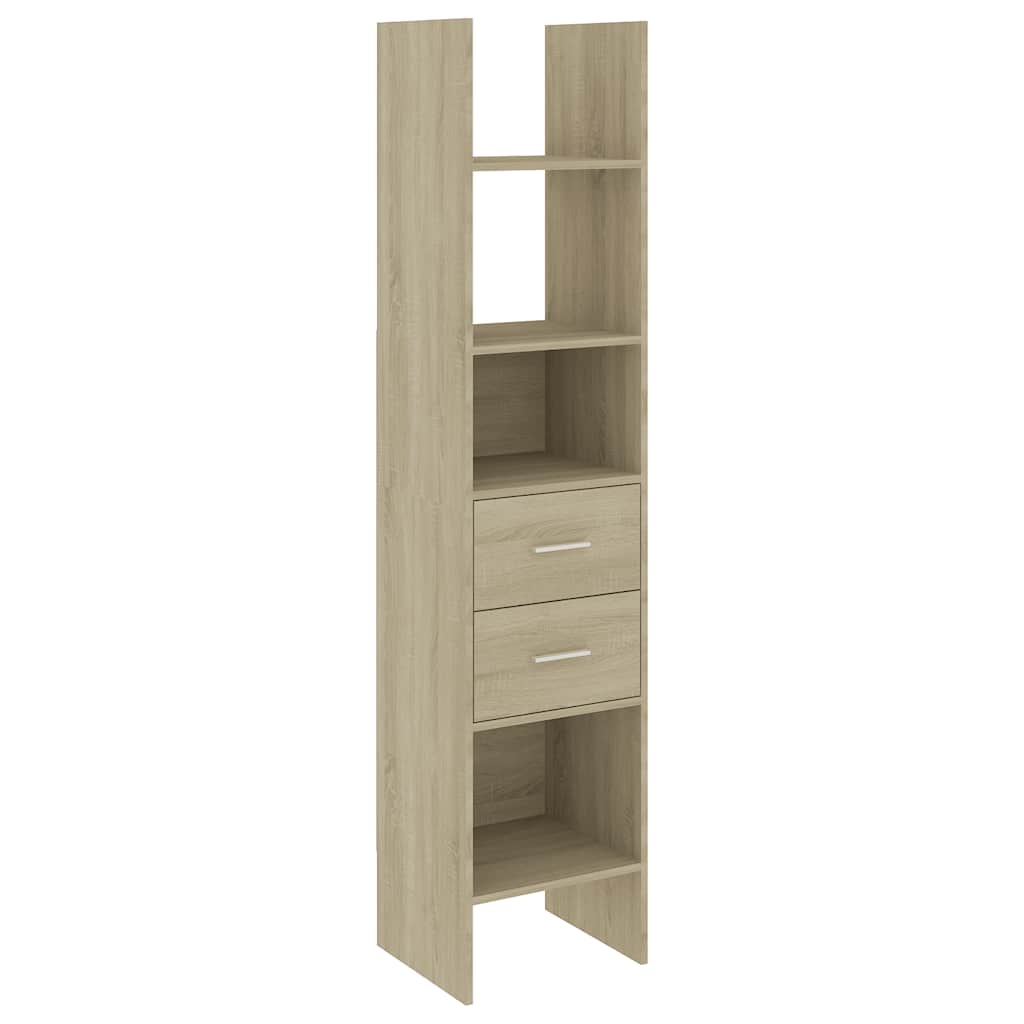 vidaXL Knihovna dub sonoma 40 x 35 x 180 cm kompozitní dřevo