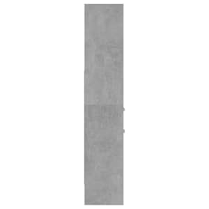 Knihovna betonově šedá 40 x 35 x 180 cm kompozitní dřevo - obrázek 5