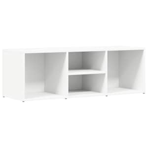 vidaXL jalatsipink, valge 102x35x35 cm tehispuit