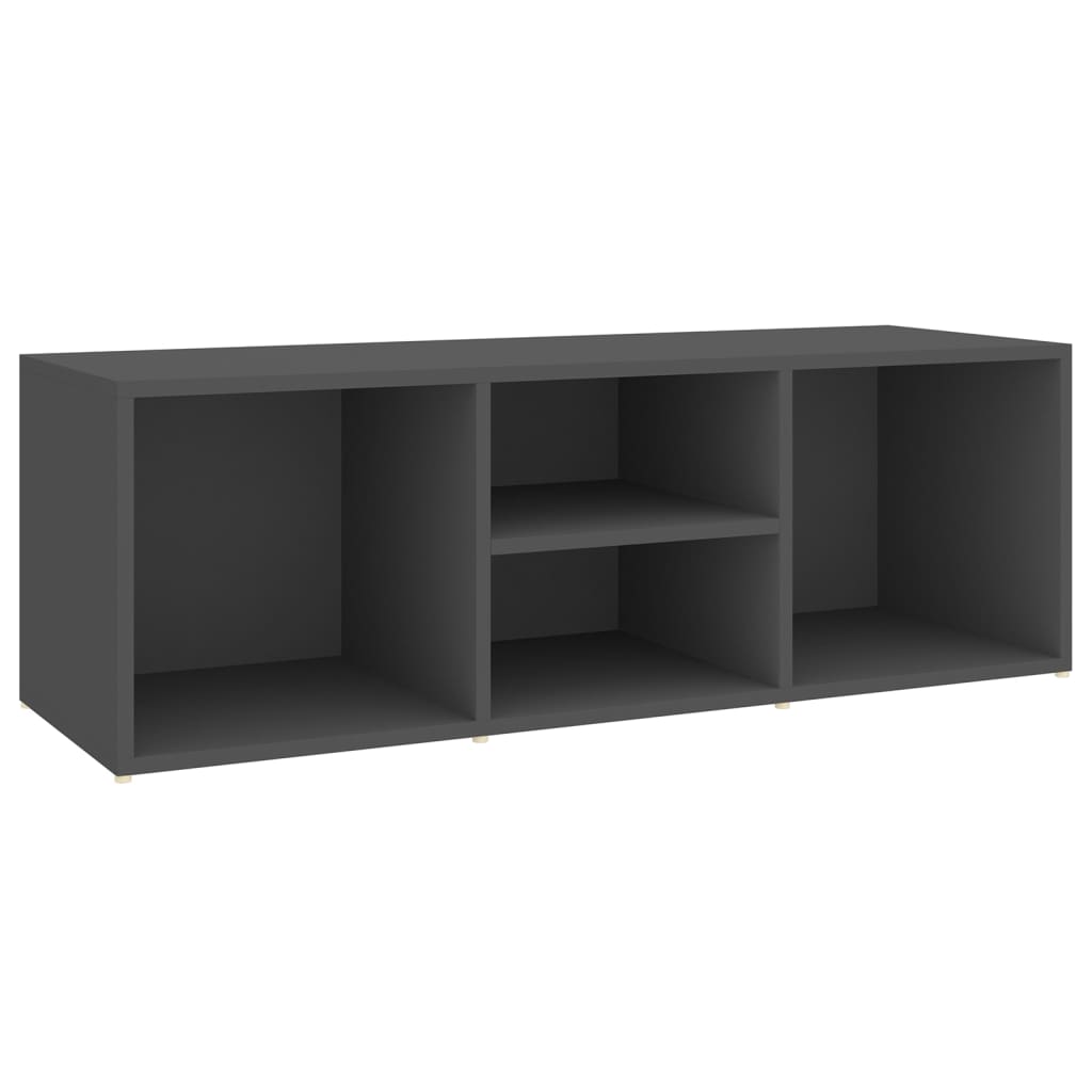 

vidaXL Shoe Storage Bench Gray 41.3"x13.8"x13.8" Engineered Wood