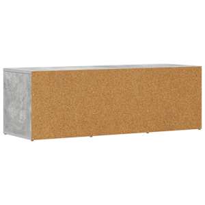 Botníková lavice betonově šedá 105x35x35cm kompozitní dřevo - obrázek 6