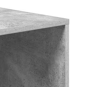 Botníková lavice betonově šedá 105x35x35cm kompozitní dřevo - obrázek 7