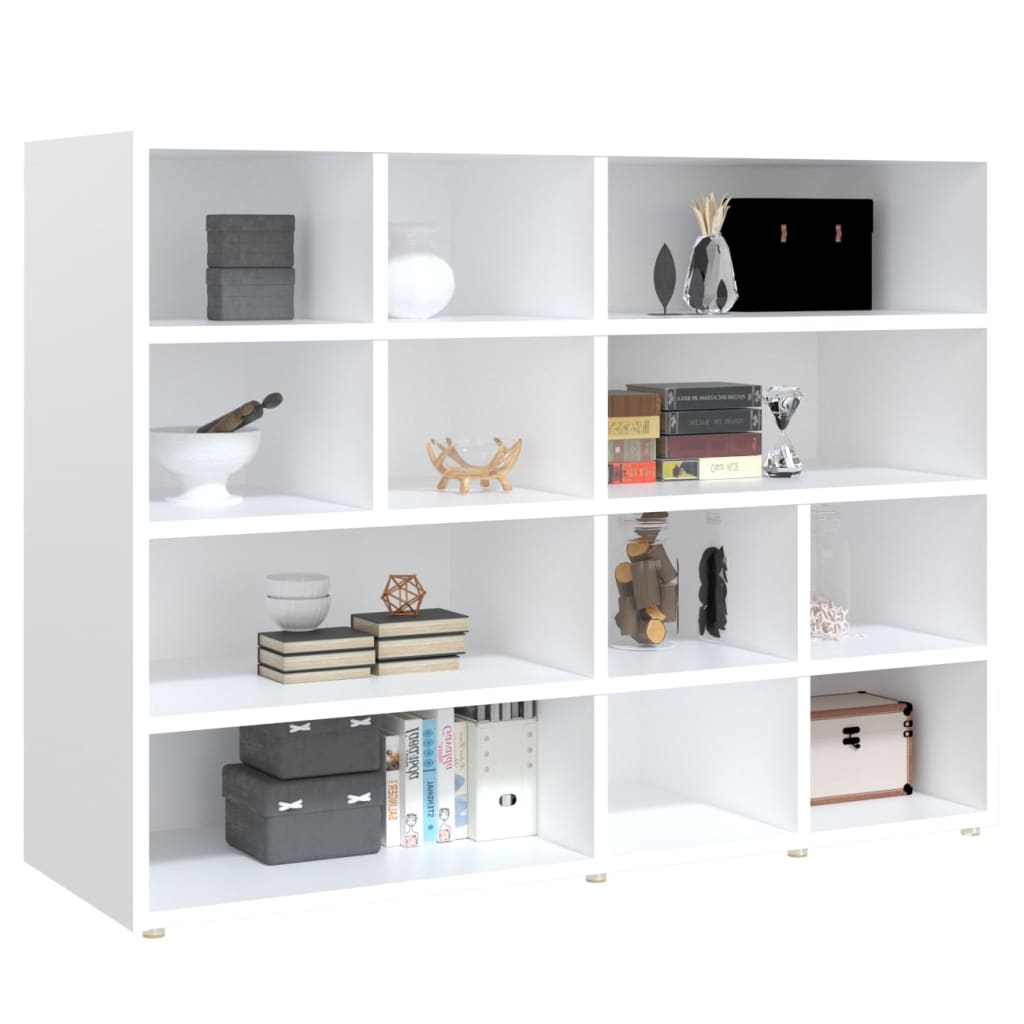 vidaXL Side Cabinet White 97x32x72 cm Engineered Wood