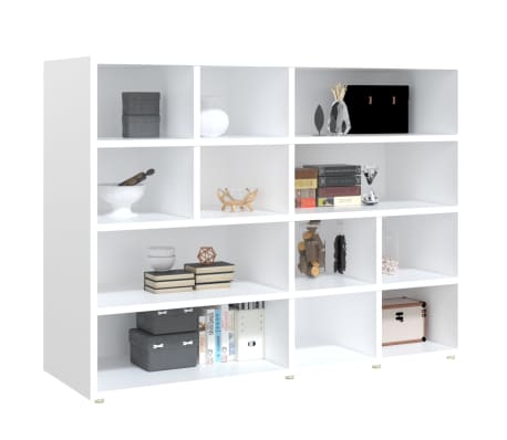 vidaXL Side Cabinet White 97x32x72 cm Engineered Wood