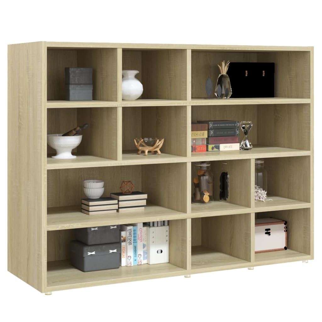 

vidaXL Bijzetkast 97x32x72 cm spaanplaat sonoma eikenkleurig
