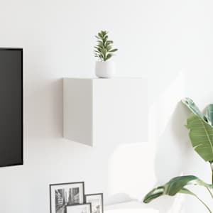 Nástěnná TV skříňka bílá 30,5x30x30 cm - obrázek 3