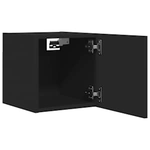 Nástěnná TV skříňka černá 30,5x30x30 cm - obrázek 8