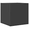 vidaXL seinale kinnitatav telerikapp, hall, 30,5 x 30 x 30 cm