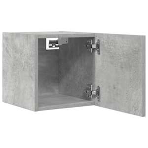 Nástěnná TV skříňka betonově šedá 30,5x30x30 cm - obrázek 8