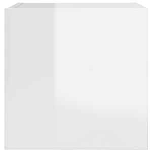 Nástěnné TV skříňky 4 ks bílé s vysokým leskem 30,5x30x30 cm - obrázek 4