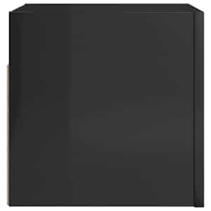 Nástěnné TV skříňky 2 ks černé s vysokým leskem 30,5x30x30 cm - obrázek 6