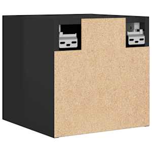 Nástěnné TV skříňky 2 ks černé s vysokým leskem 30,5x30x30 cm - obrázek 7