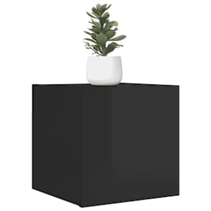 Nástěnné TV skříňky 2 ks černé s vysokým leskem 30,5x30x30 cm - obrázek 1