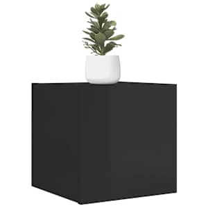 Nástěnné TV skříňky 4 ks černé s vysokým leskem 30,5x30x30 cm - obrázek 1