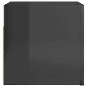 Nástěnné TV skříňky 2 ks šedé s vysokým leskem 30,5x30x30 cm - obrázek 6
