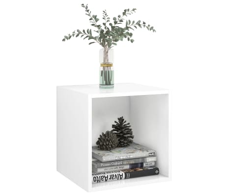 vidaXL Wandschrank Wei&szlig; 37x37x37 cm Holzwerkstoff