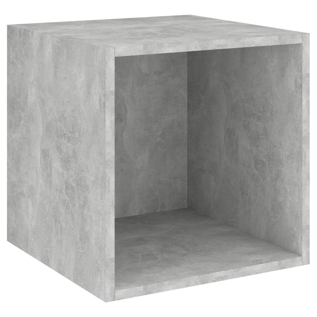 

vidaXL Wall Cabinet Concrete Gray 14.6"x14.6"x14.6" Engineered Wood