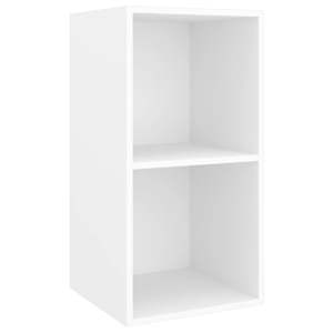 Nástěnná TV skříňka bílá 37 x 37 x 72 cm dřevotříska - obrázek 2