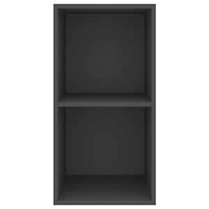 Nástěnná TV skříňka šedá 37 x 37 x 72 cm kompozitní dřevo - obrázek 4