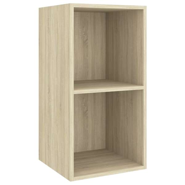vidaXL seina telerikapp, Sonoma tamm, 37 x 37 x 72 cm, tehispuit