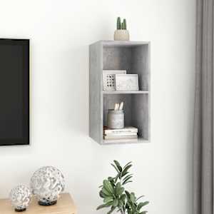 Nástěnná TV skříňka betonově šedá 37x37x72 cm kompozitní dřevo - obrázek 7