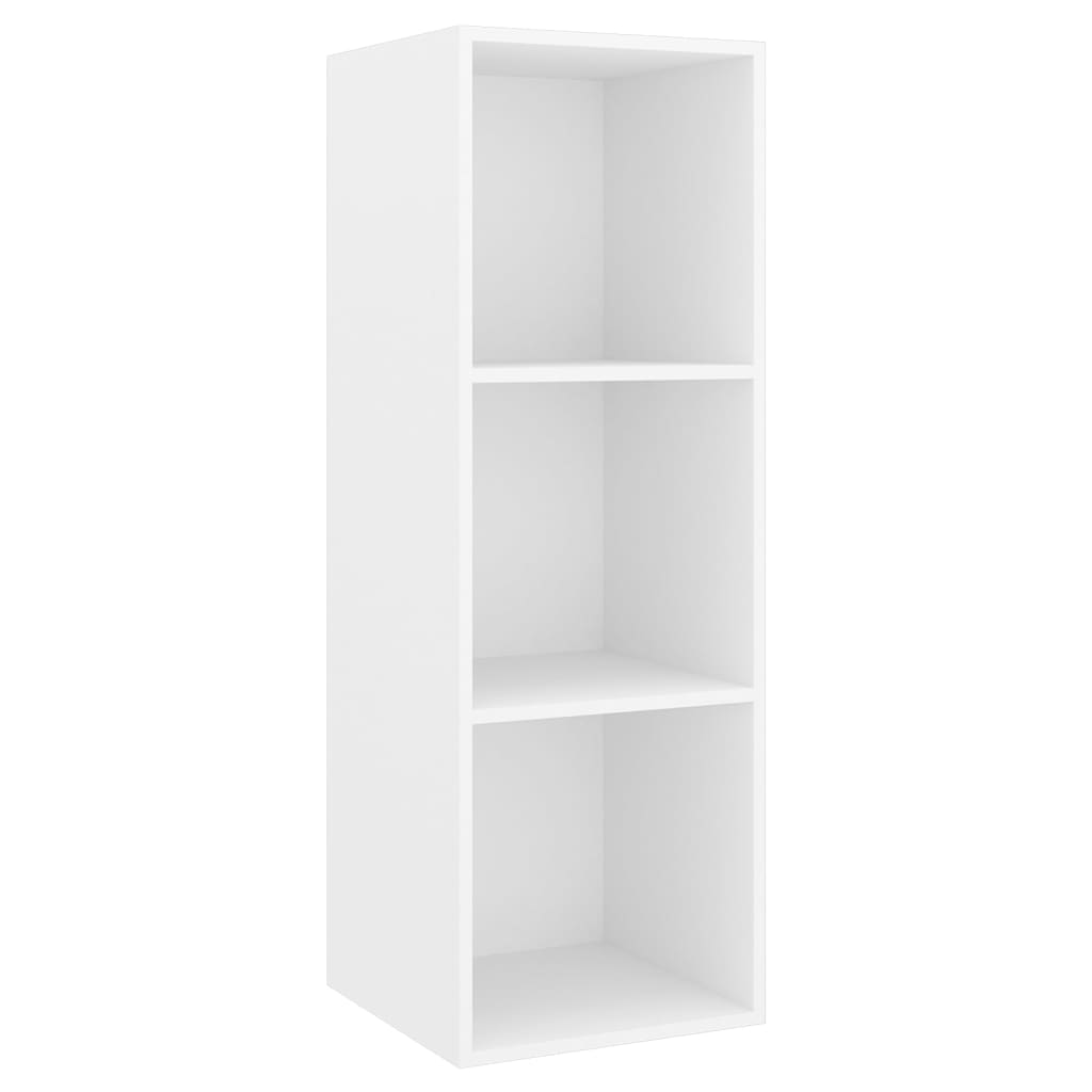 Thumbnail - vidaXL TV-Wandschrank Weiß 37x37x107 cm Holzwerkstoff