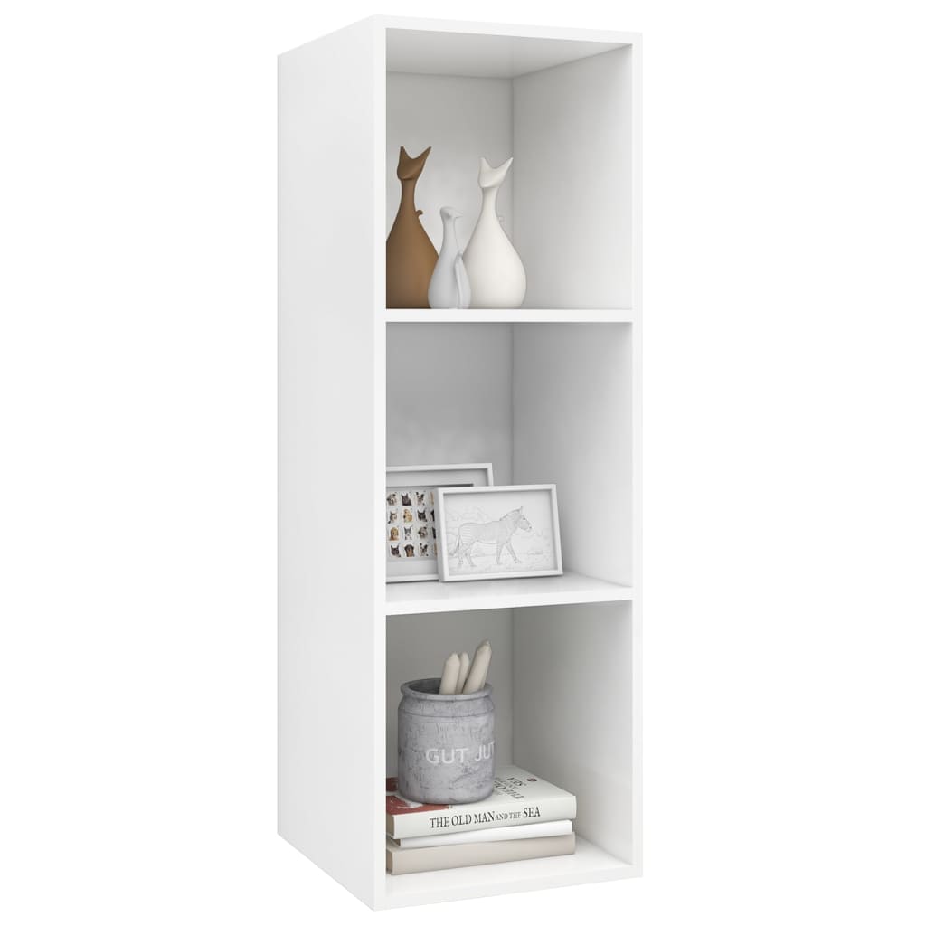 Thumbnail - vidaXL TV-Wandschrank Weiß 37x37x107 cm Holzwerkstoff