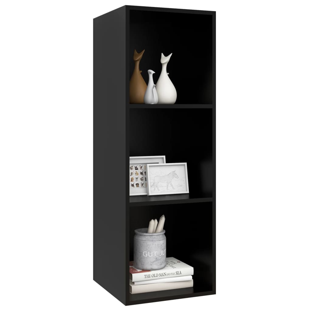 

vidaXL Tv-wandmeubel 37x37x107 cm spaanplaat zwart
