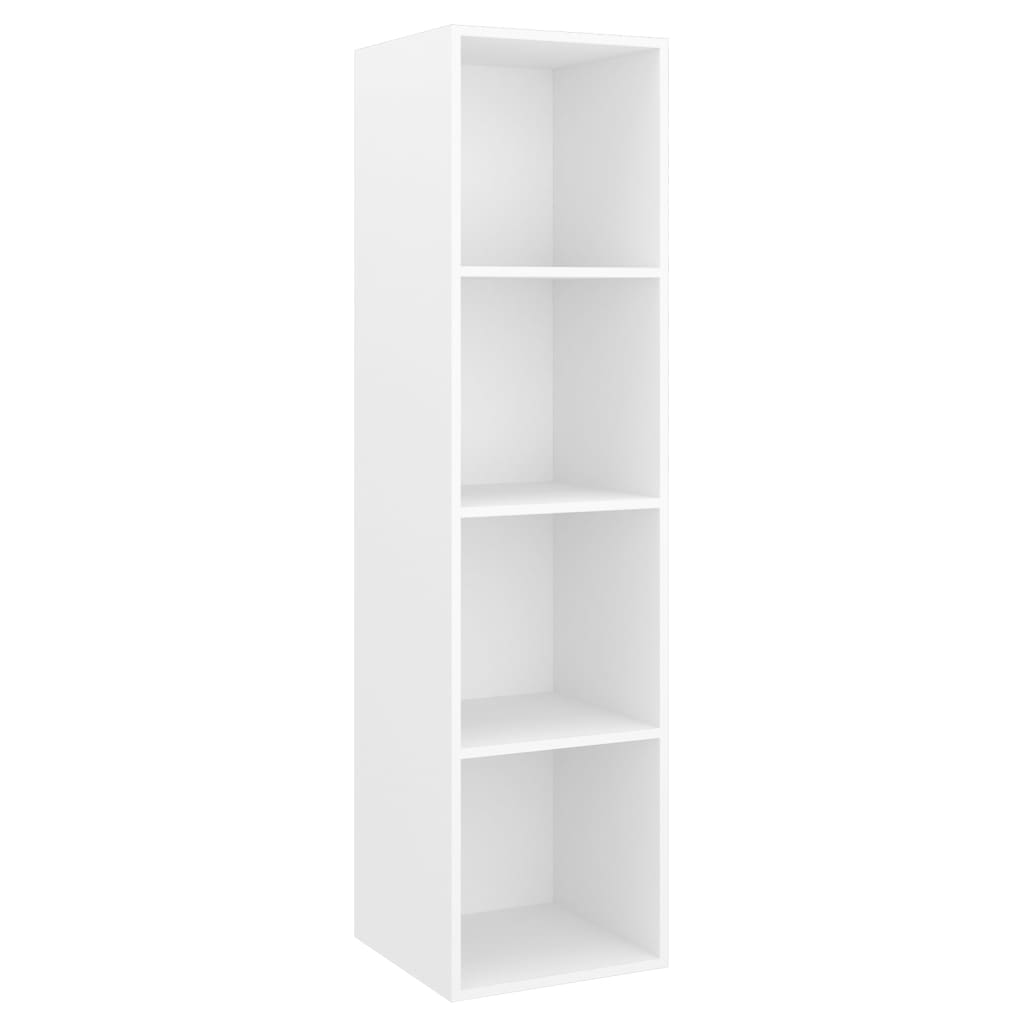 

vidaXL Wall-mounted TV Cabinet White 14.6"x14.6"x56.1" Engineered Wood