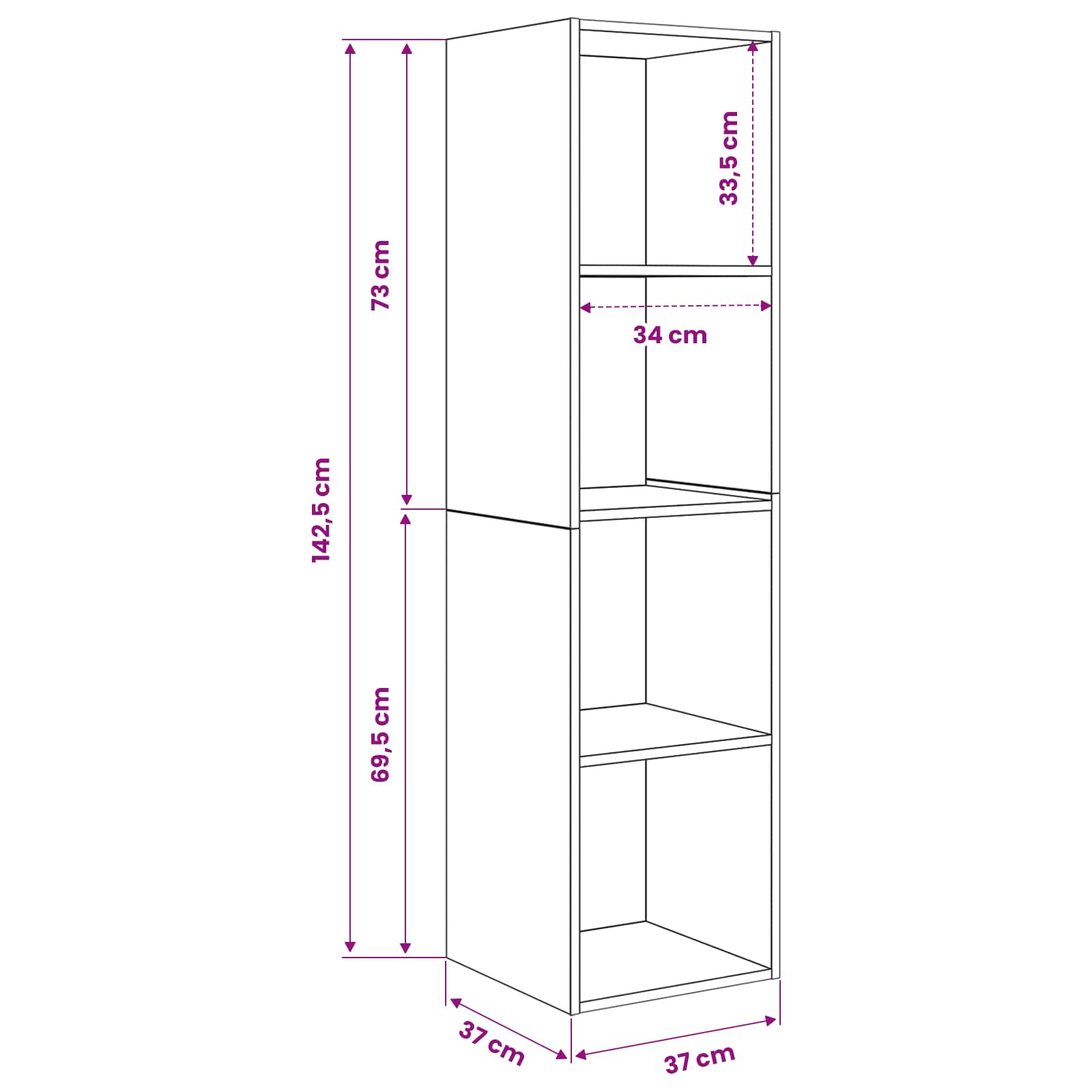 TV Cabinet Set size guide