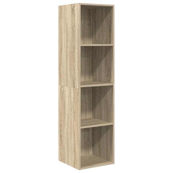 vidaXL seina telerikapp, Sonoma tamm, 37 x 37 x 142,5 cm, tehispuit