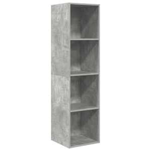 Nástěnná TV skříňka betonově šedá 37 x 37 x 142,5cm dřevotříska - obrázek 2