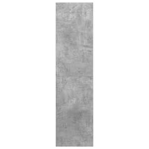 Nástěnná TV skříňka betonově šedá 37 x 37 x 142,5cm dřevotříska - obrázek 5