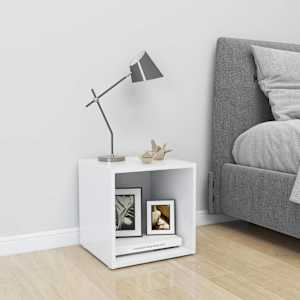 TV omarica bela 37x35x37 cm iverna plošča