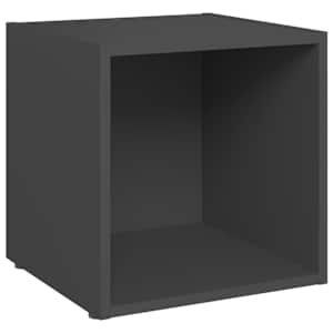 TV stolky 2 ks šedé 37 x 35 x 37 cm kompozitní dřevo - obrázek 3