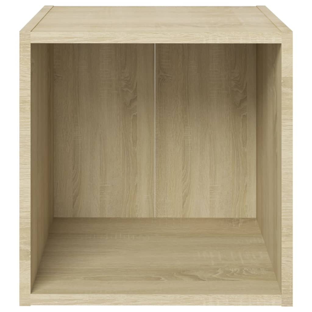 

vidaXL Tv-meubel 37x35x37 cm spaanplaat sonoma eikenkleurig