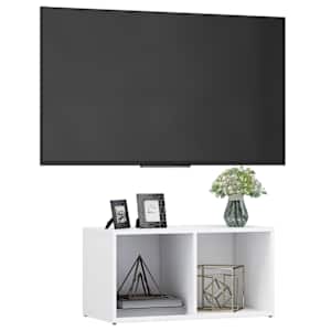TV stolek bílý 72 x 35 x 36,5 cm kompozitní dřevo - obrázek 7