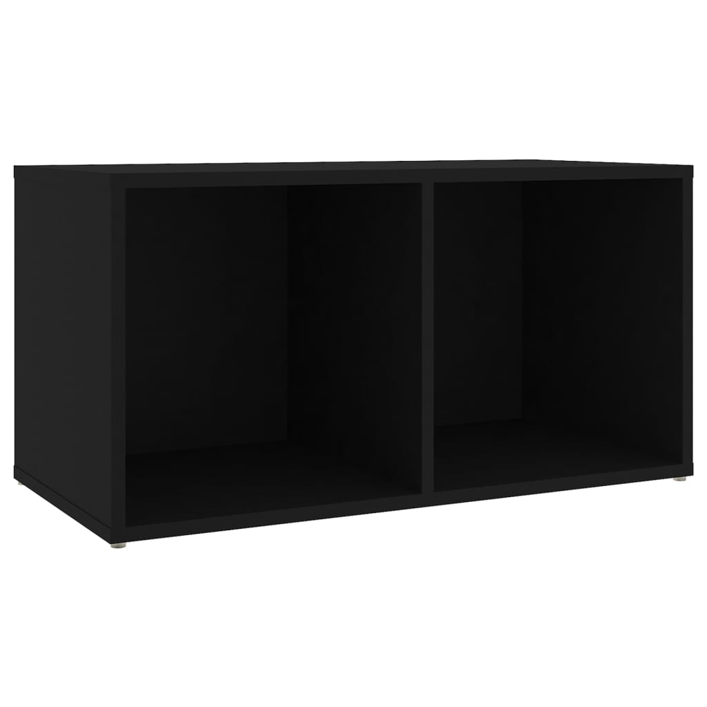 Meuble TV Noir 72x35x36,5 cm Aggloméré | meublestv.fr 3