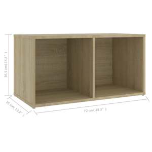 TV stolek dub sonoma 72 x 35 x 36,5 cm kompozitní dřevo - obrázek 10