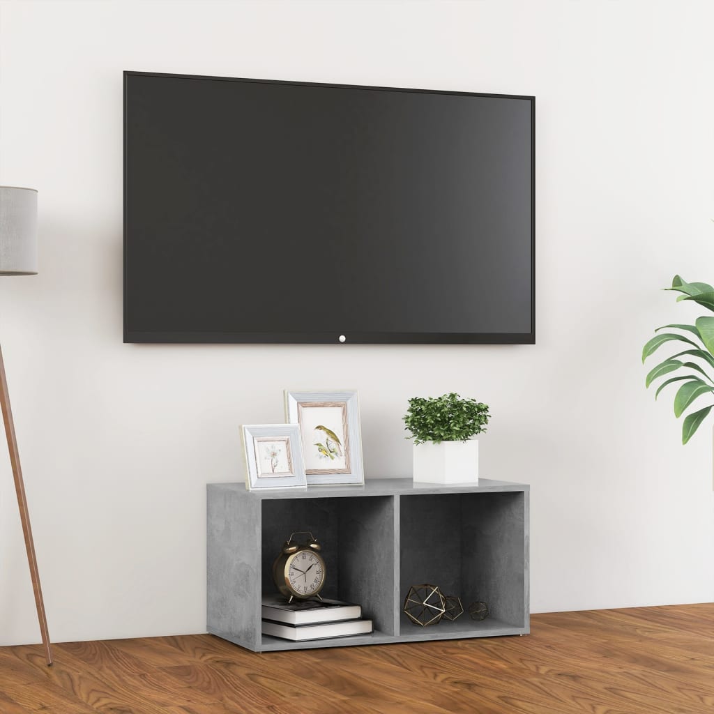 vidaXL Szafka pod TV, szaro betonu, 72x35x36,5 cm