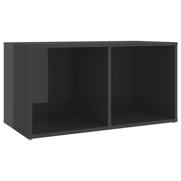 vidaXL telerikapp, k&otilde;rgl&auml;ikega hall, 72x35x36,5 cm, tehispuit