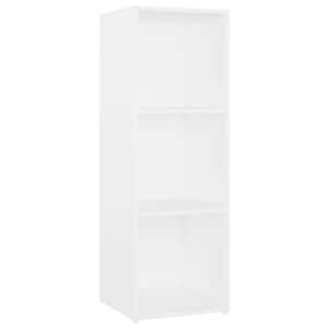 TV stolek bílý 107 x 35 x 37 cm dřevotříska - obrázek 5