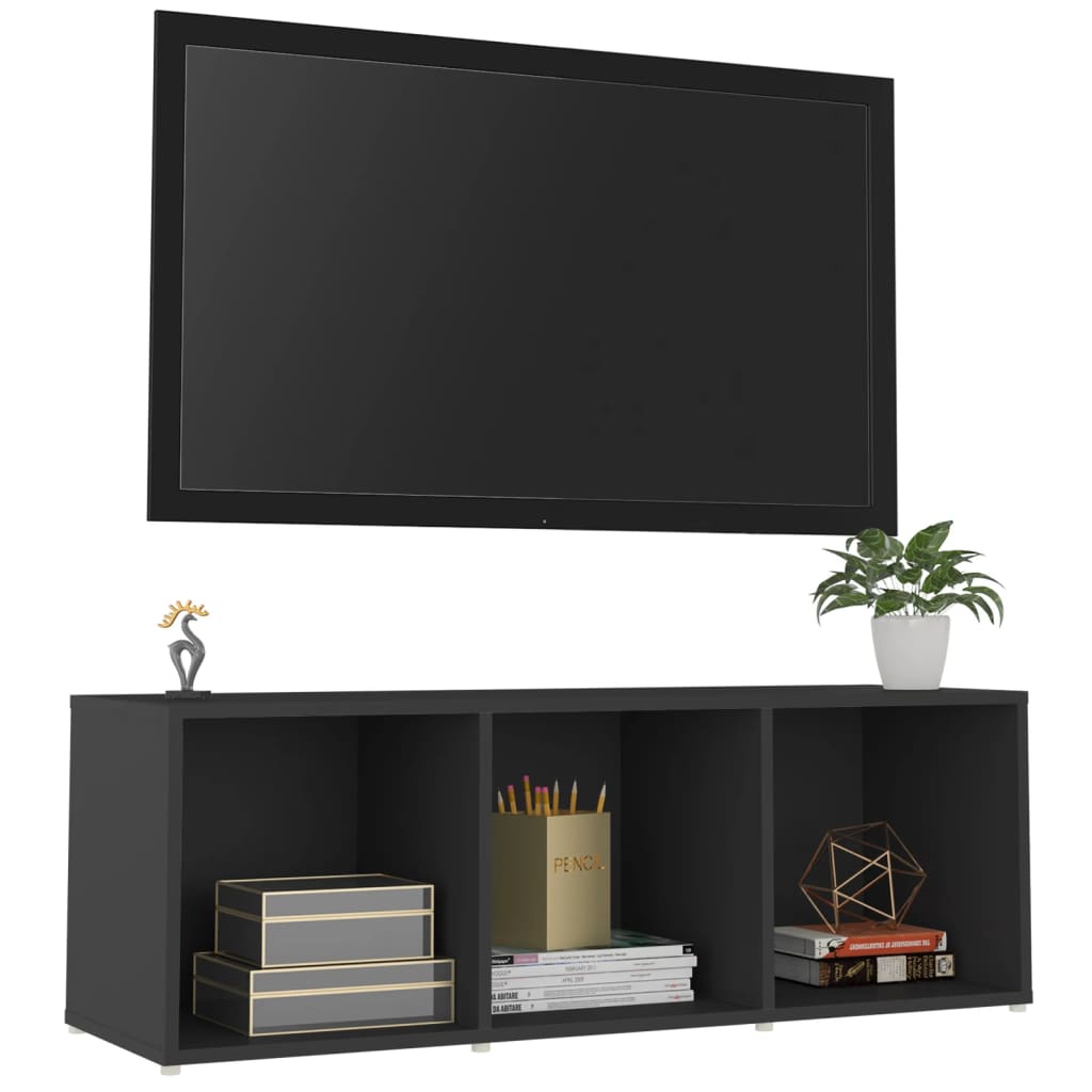 Thumbnail - vidaXL TV-Schrank Grau 107x35x37 cm Holzwerkstoff