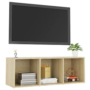 TV stolek dub sonoma 107 x 35 x 37 cm kompozitní dřevo - obrázek 3